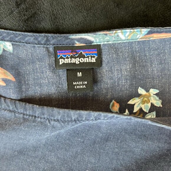 Women's Med Patagonia June Lake Blue Floral Dress Granola Girl CottageCore Lagen - Picture 3 of 10